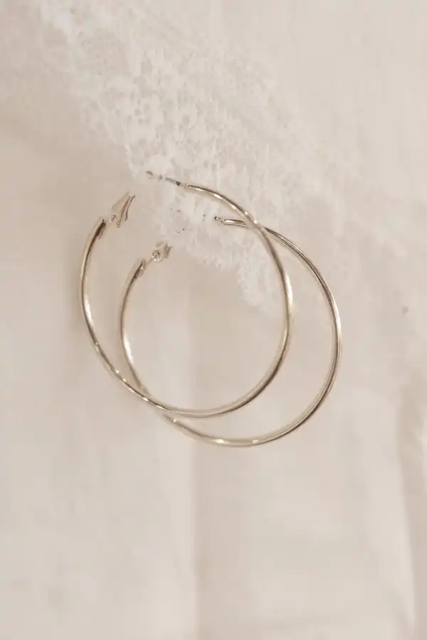Polished Gold Hoop Earrings