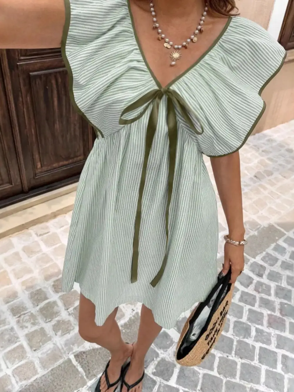 Ruffle Mini Dress