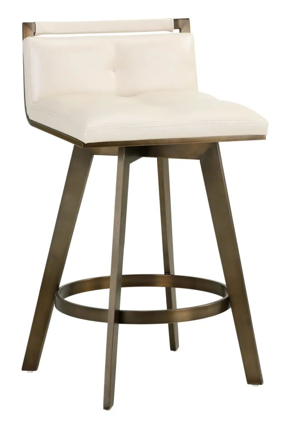 Swivel Metal-Frame Counter Stool