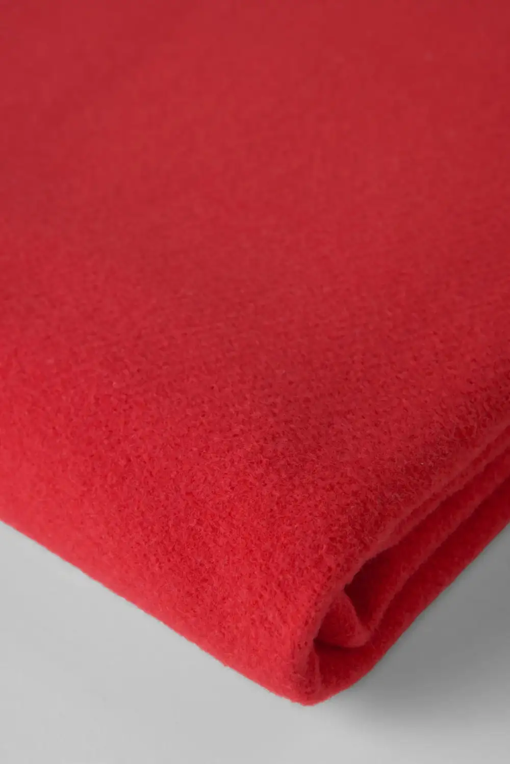Solid Cotton Blend Throw
