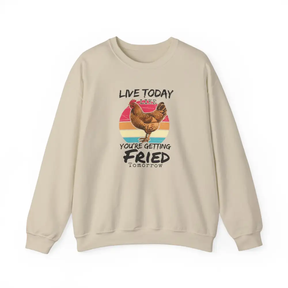 Rooster Graphic Crewneck Sweatshirt