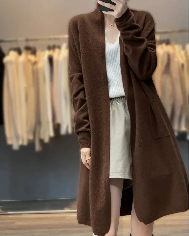 Wool Relaxed-Fit Cardigan