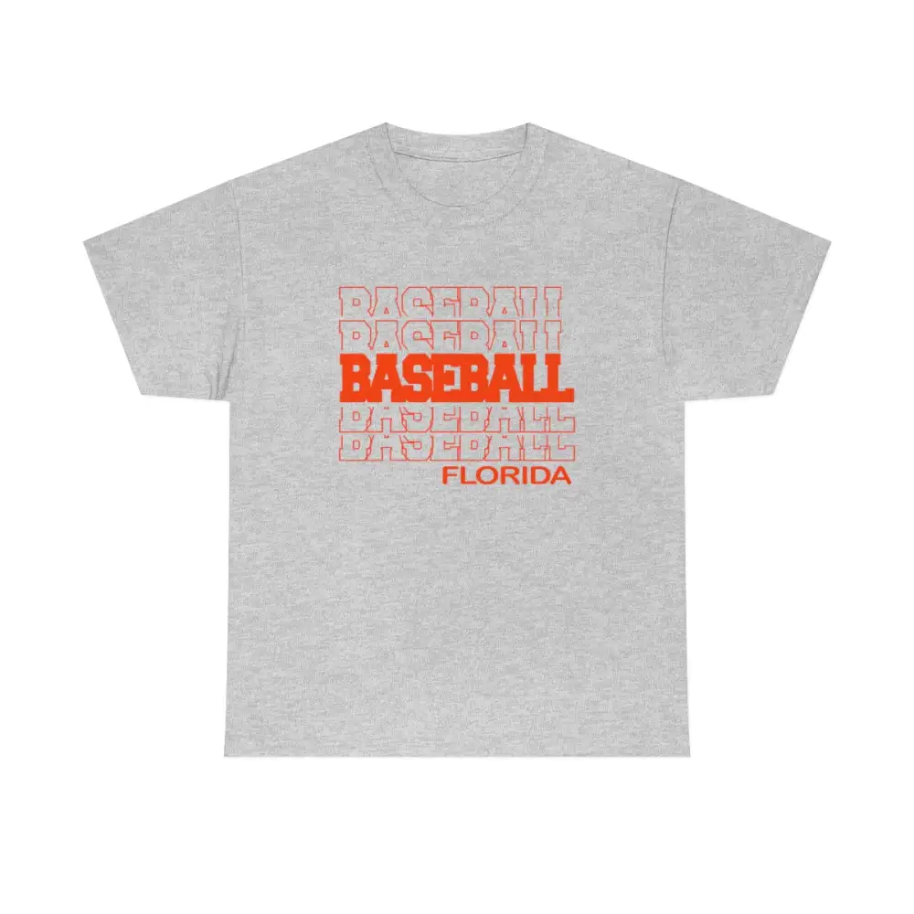 Baseball Florida in Modern Stacked Lettering