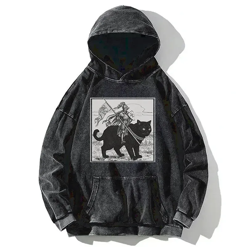 Knight Cat Rider Hoodie