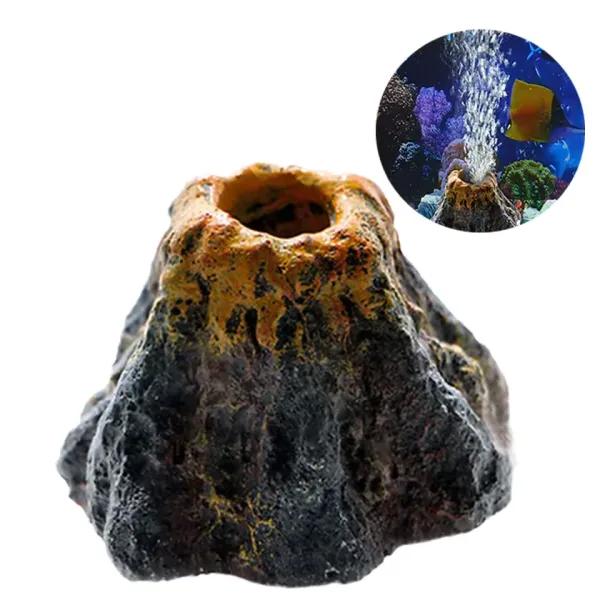 Fish Tank Landscaping Simulation Volcano