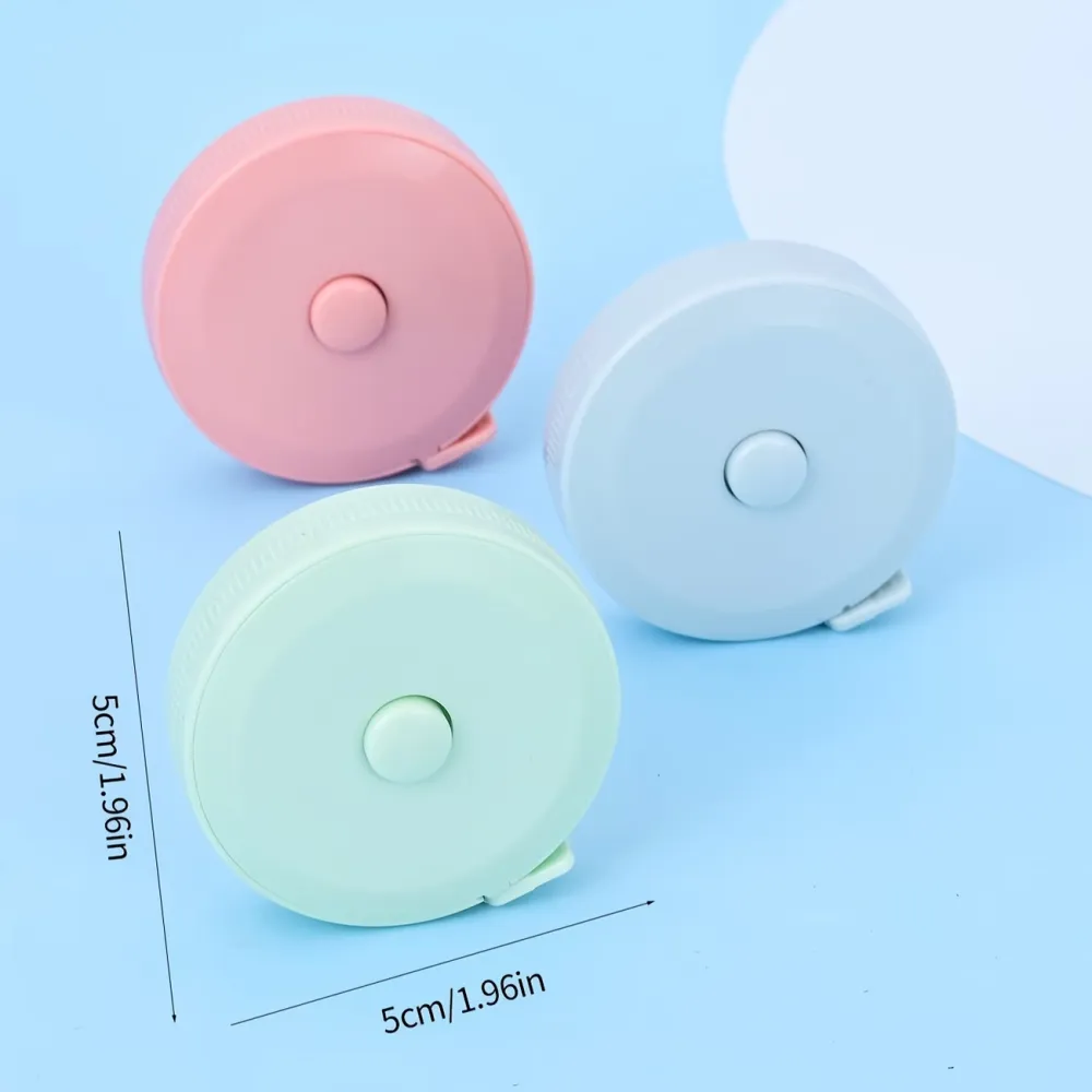 3 Pcs Soft Retractable Measuring Tape