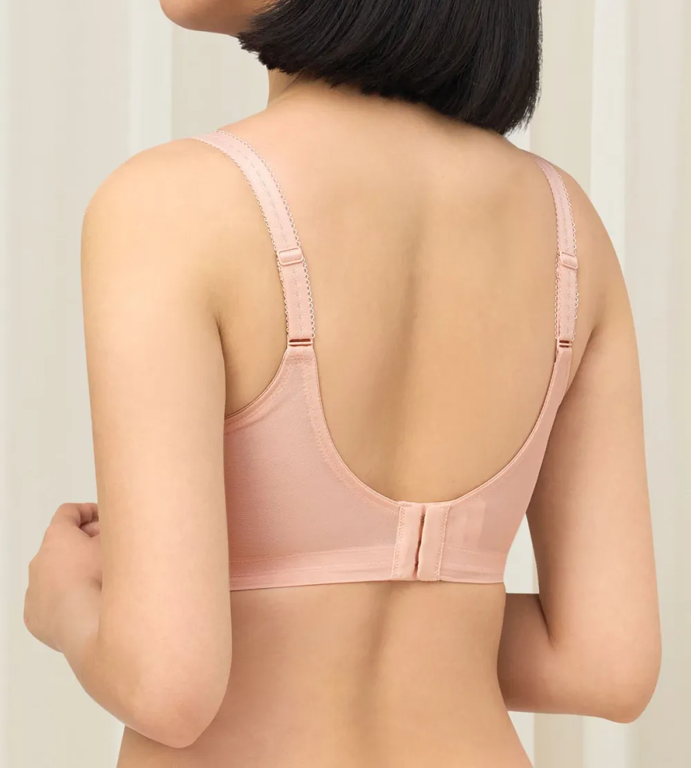 Women's Lightweight-Feel Wired Push-Up Mesh Breathable Bra