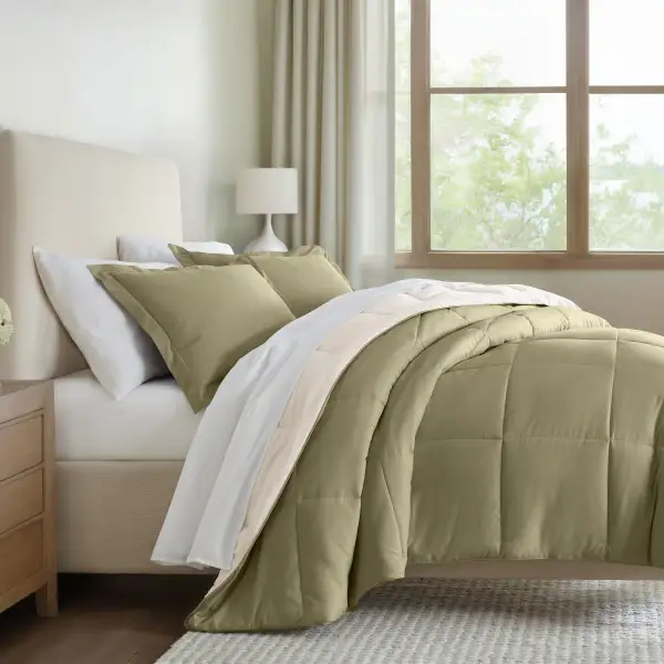 Reversible Down Alternative Comforter Set