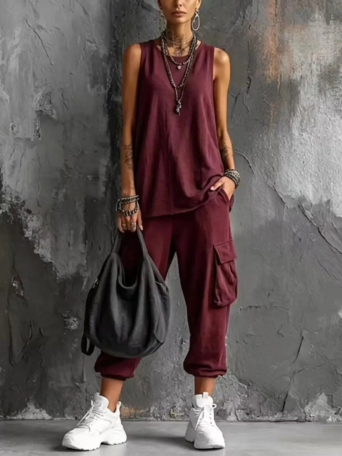 Cargo Pants Matching Set