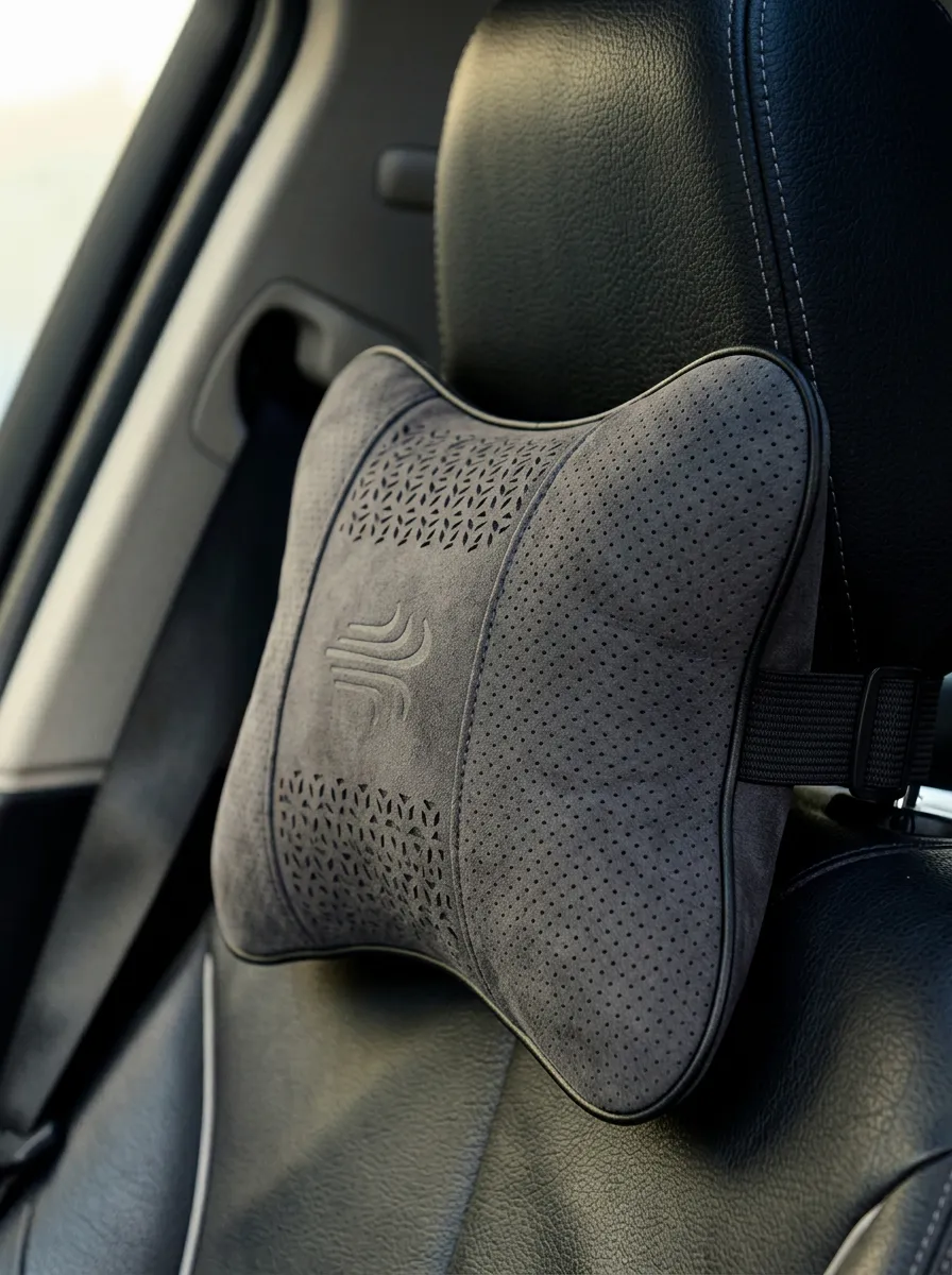 Neck-Support Perforated Embossed Car Neck Support Pillow