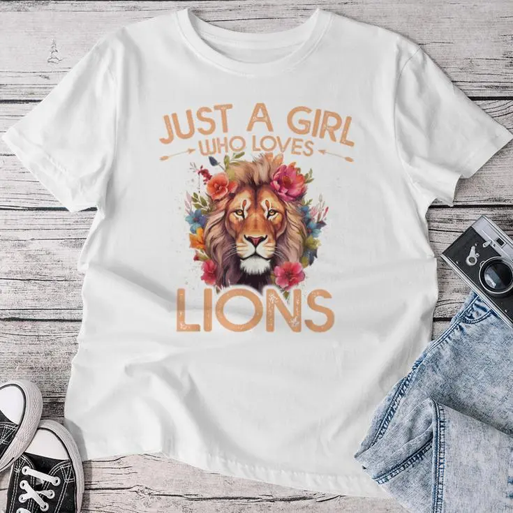 Floral Lion Women T-shirt