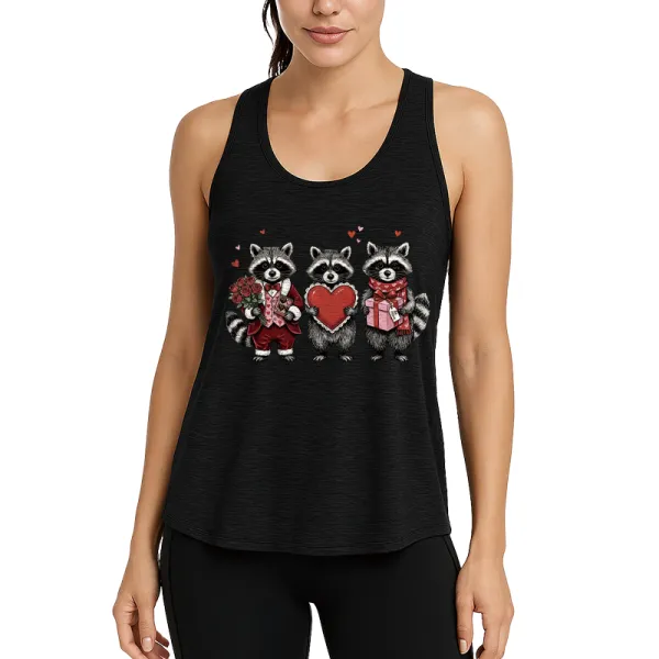 Raccoon Heart Athletic Tank