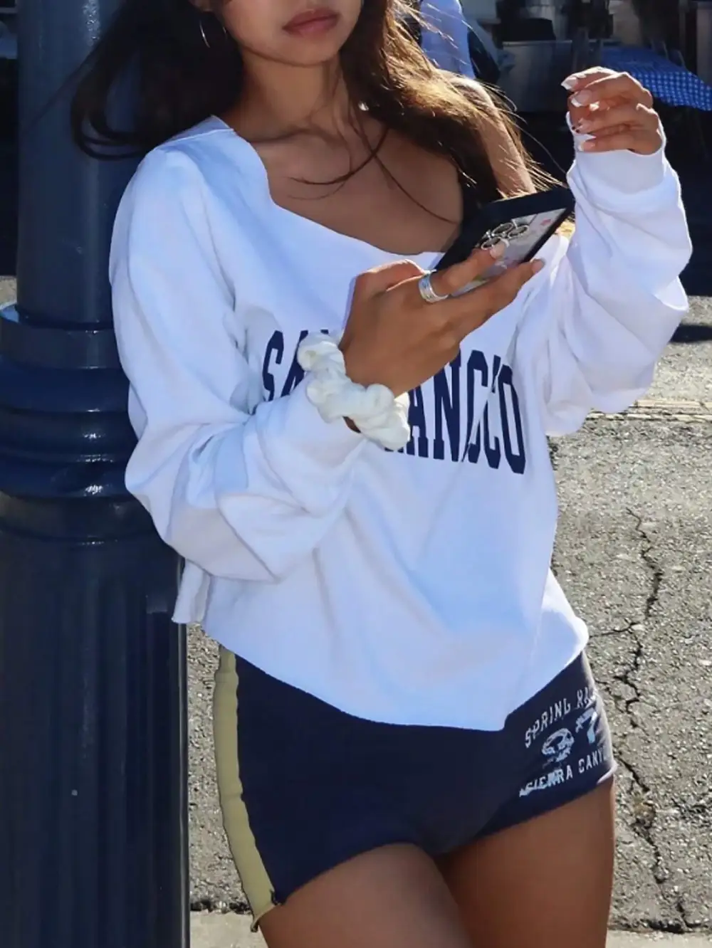 Letter Graphic Sweatshirt