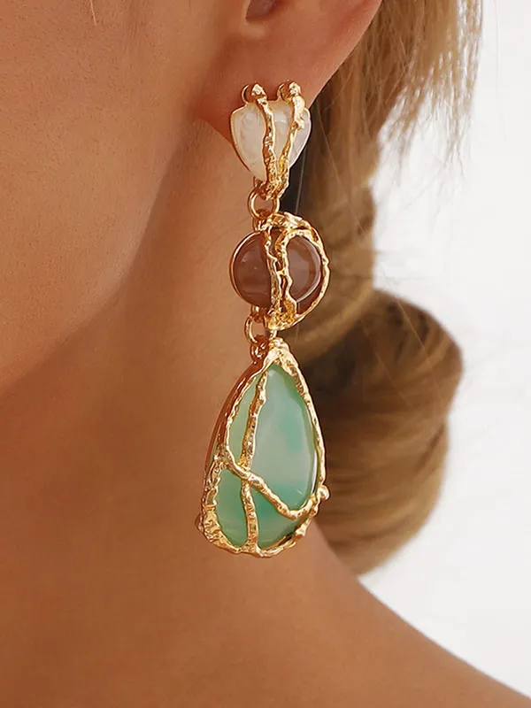 Lustrous Moonlit Drop Earrings