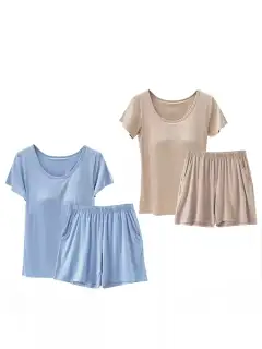 Relaxed Refined Pocketed Shirt and Shorts Matching Set