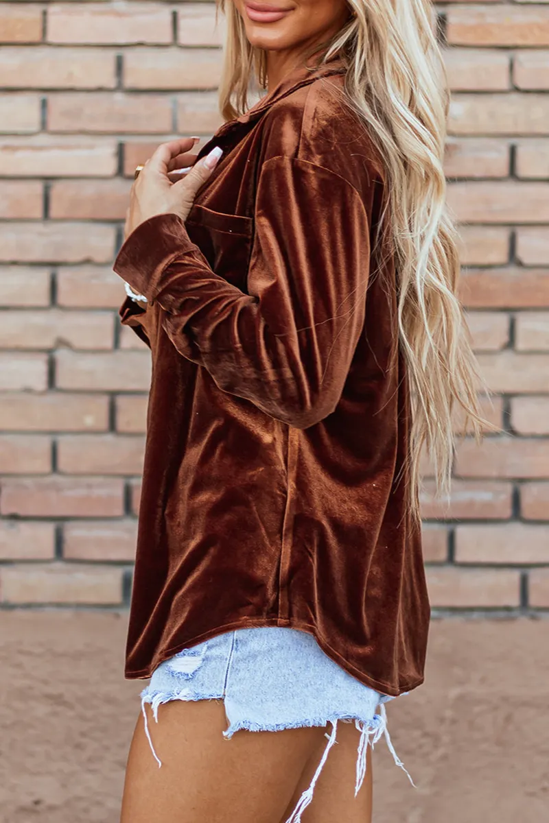Pocket Detail Shirt Cardigan