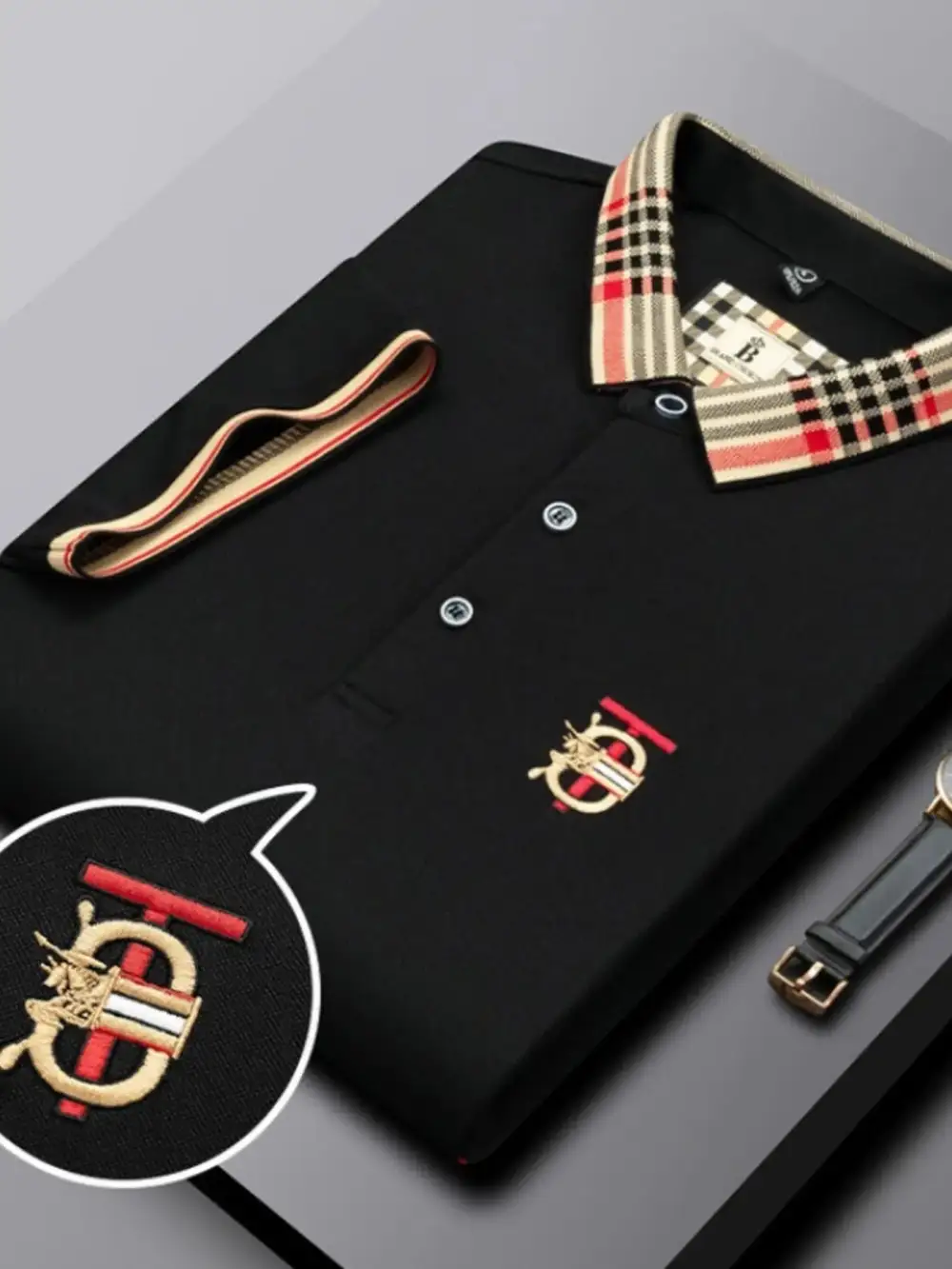 Simple Collared Polo Shirt