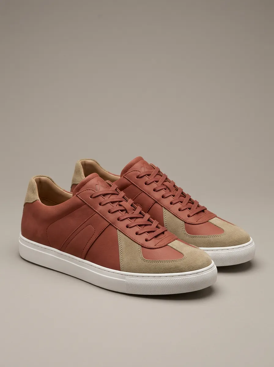 Men's Modern Minimalist Suede Leather Casual Sneakers
