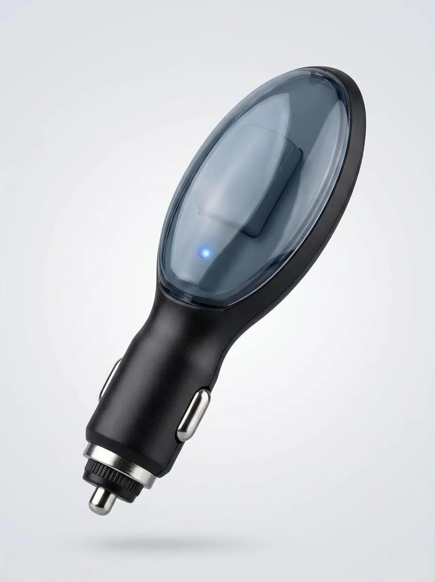 LED Car Fuel Saver Power-Socket Plug-In Device for In-Car Electronics