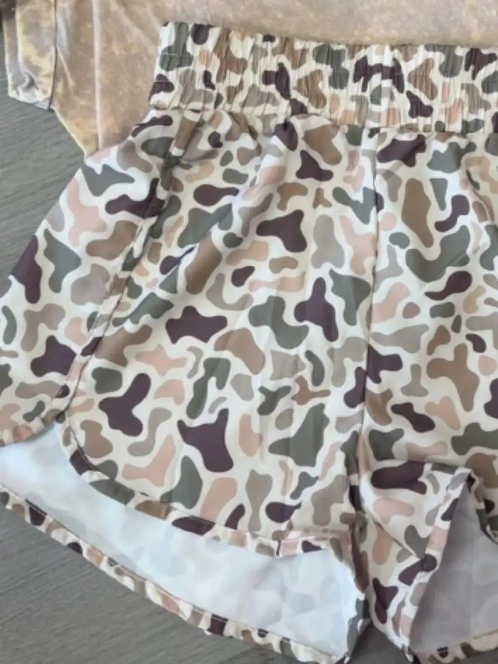 Utility Elastic Waist Shorts