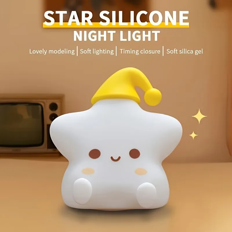 Star Silicone Night Light