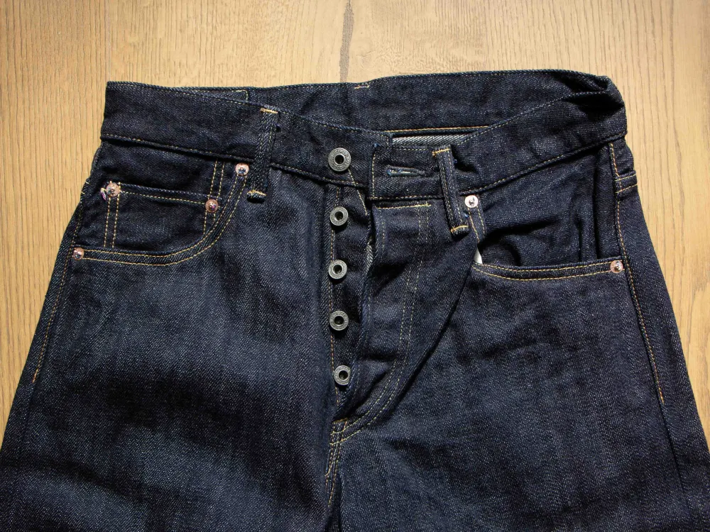 Workwear Inspired Wide Straight Casual Jeans
