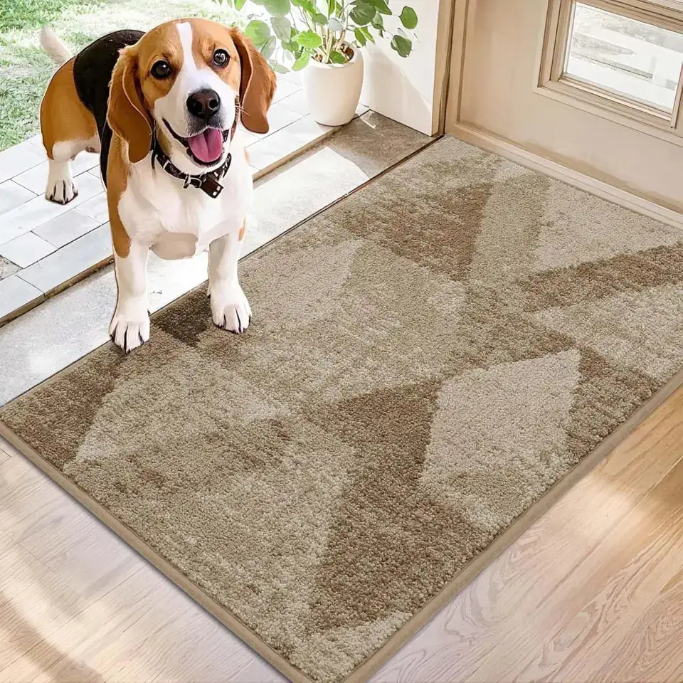 Geometric Abstract Indoor Door Rug