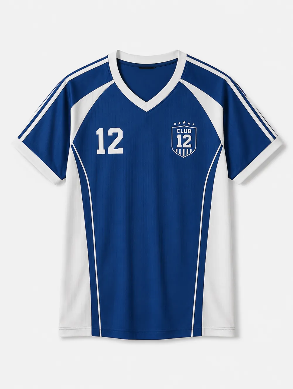 Unisex Soccer Fan Club 12 Number Printed Jersey Top