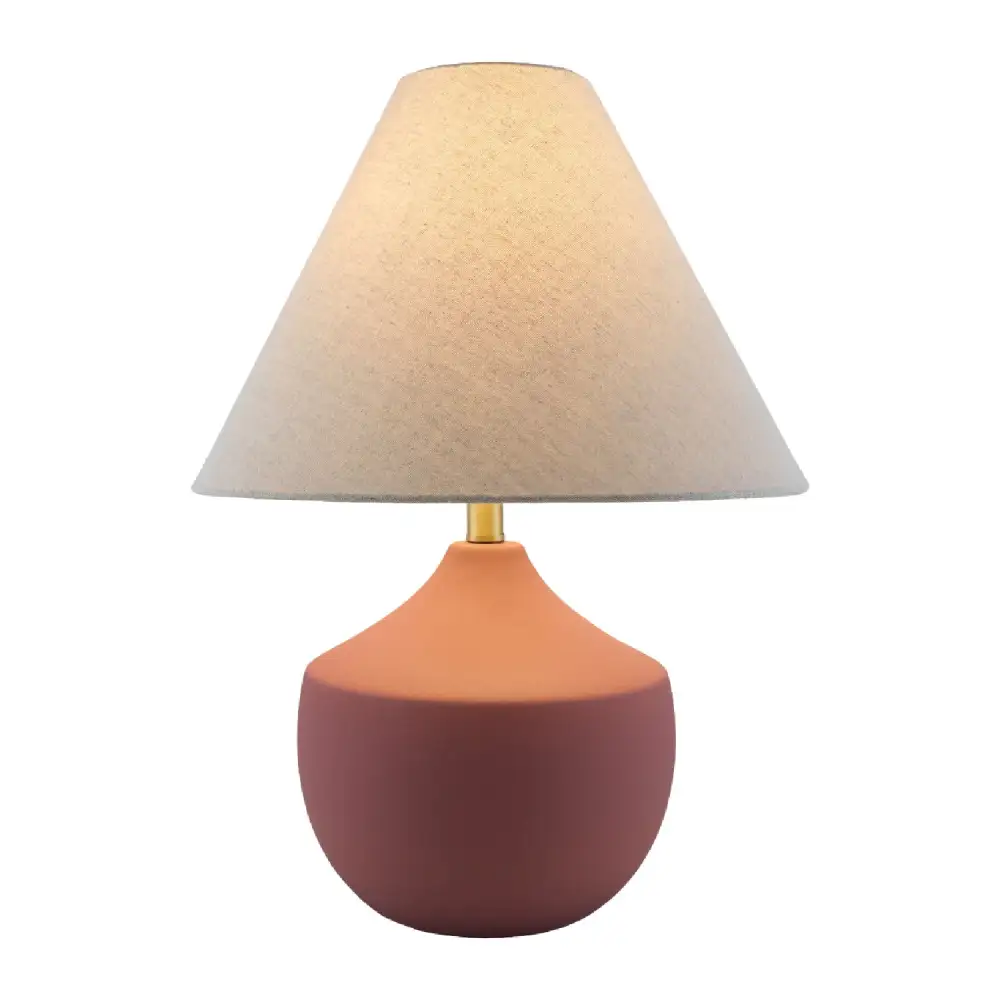 Refined Ceramic Linen Table Lamp