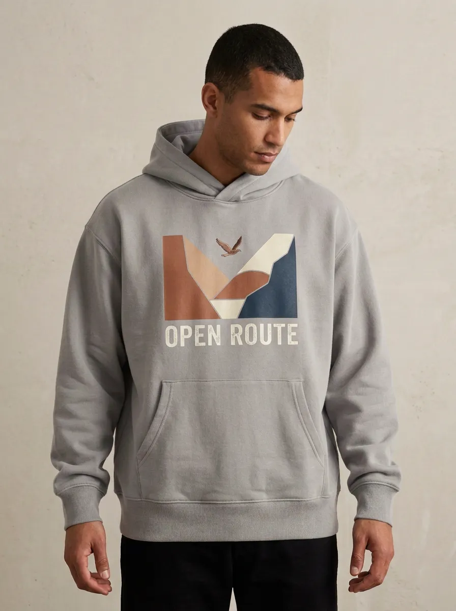 Open Route Mountain Bird Hoodie