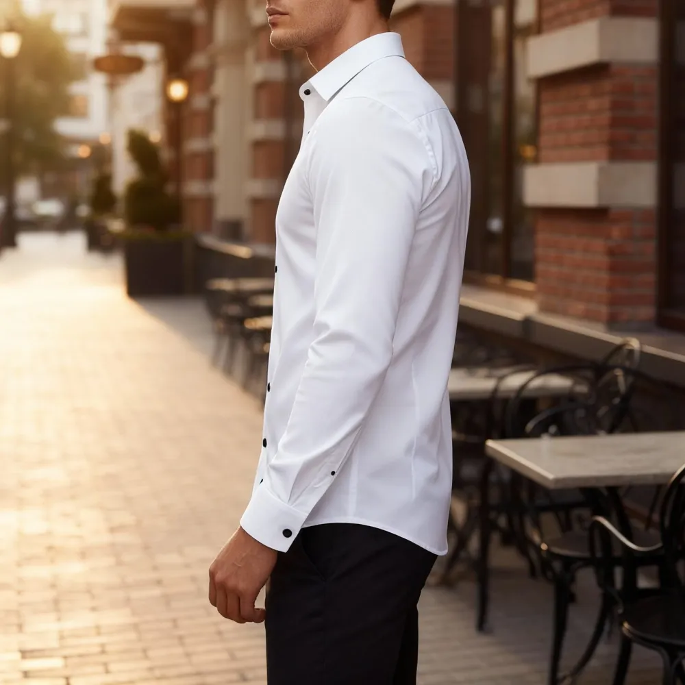 Men's Breathable Non-iron Stretch Shirt