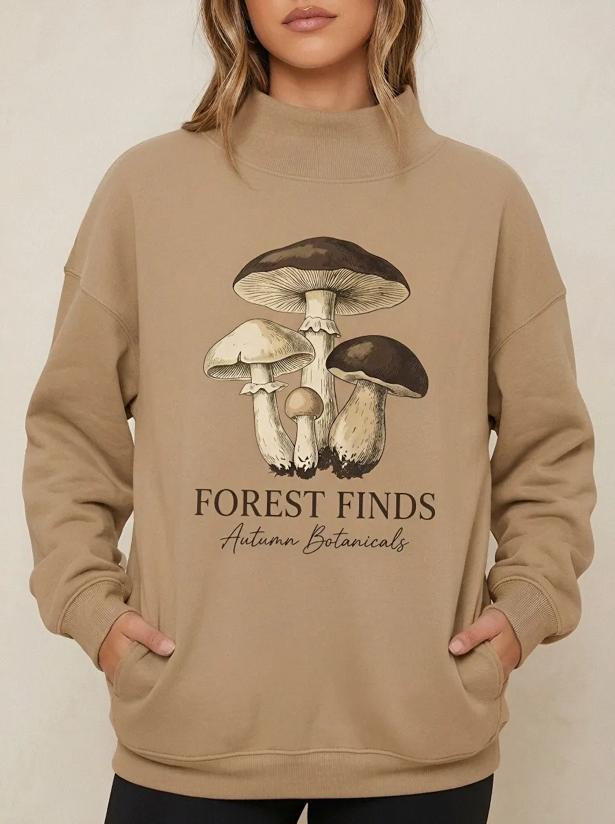 Nature Lover Forest Mushroom Botanical Sweatshirt