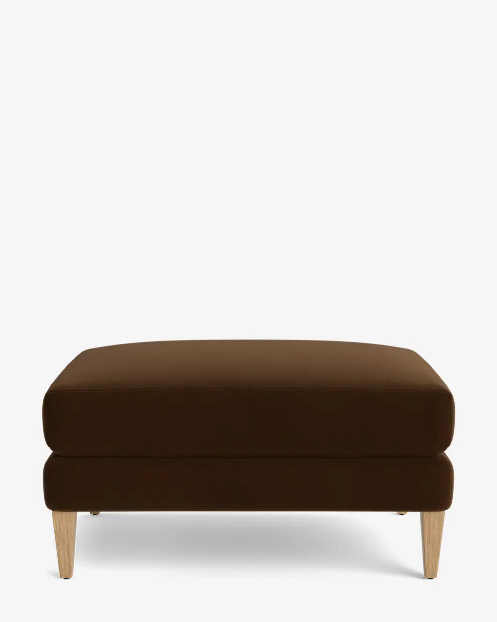 Modern Oak Ottoman