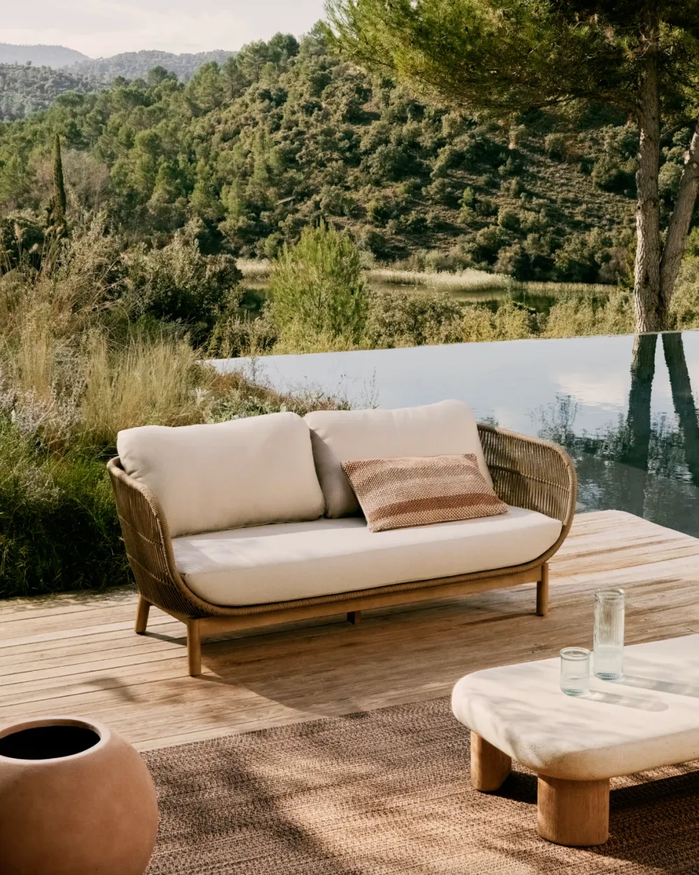 Acacia Hand-Woven Sofa