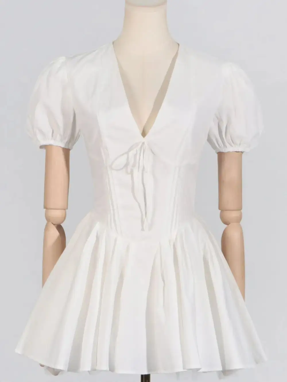 Ruffle Tiered Puff Sleeve Mini Dress