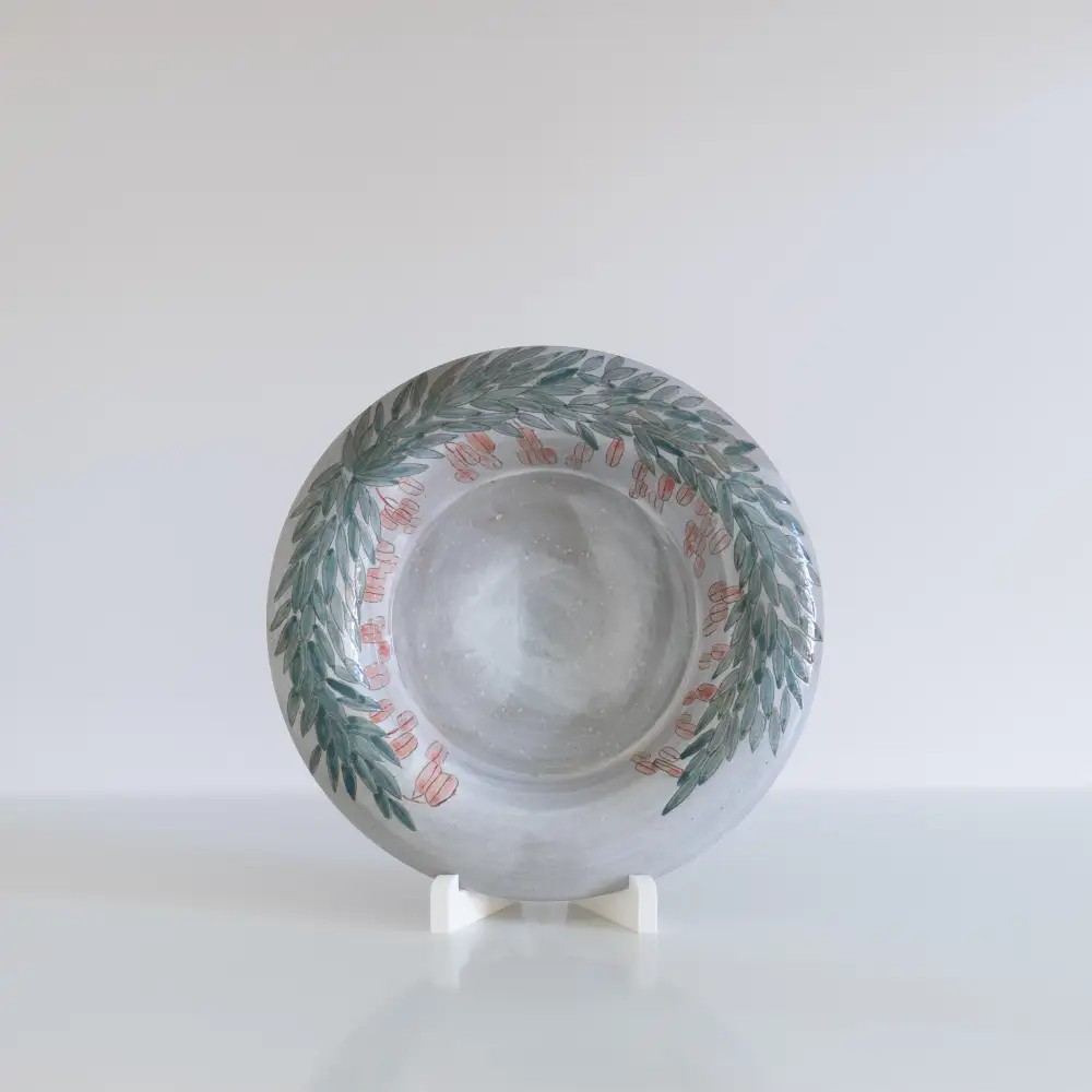 Leaf Motif Dining Plate
