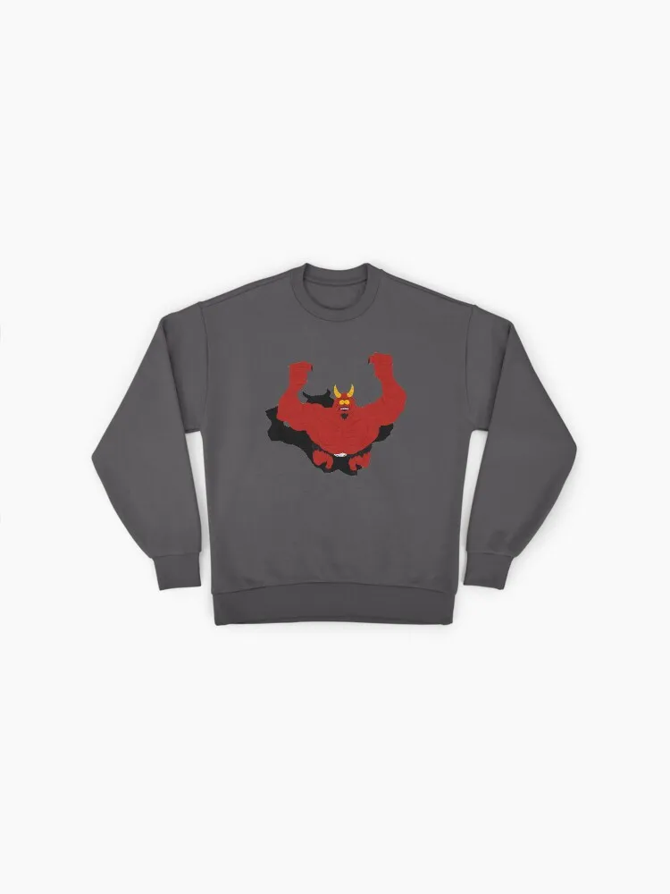 Cartoon Satan Character Art Sweatshirt