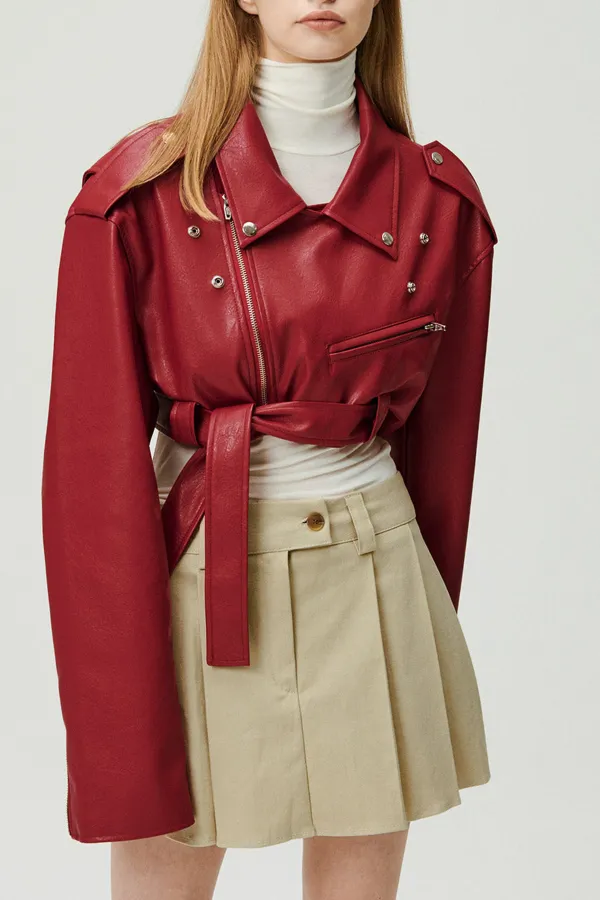 Cropped Rider Jacket