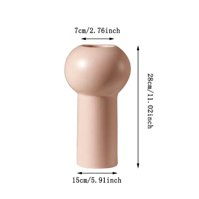 Ceramic Floral Decorative Table Vase