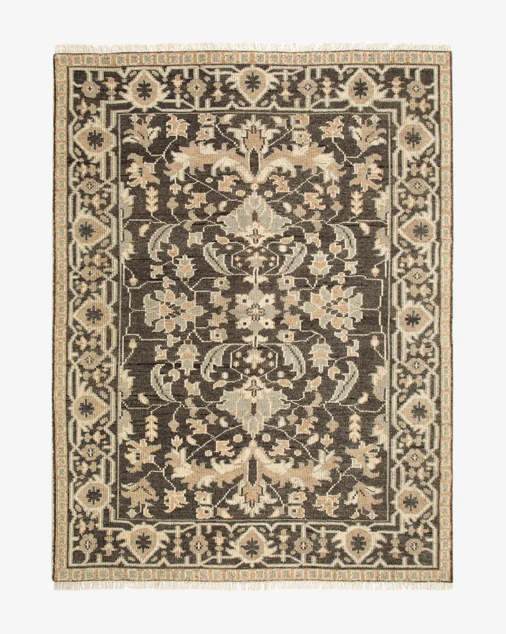 Soft-Underfoot Hand-Knotted Wool Area Rug
