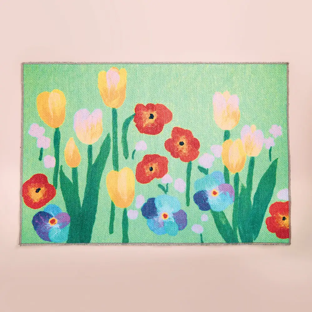 Floral Decorative Home Accent Rug