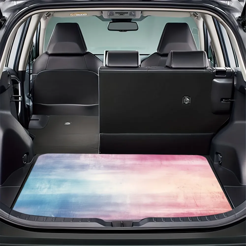 Pastel Gradient Car Trunk Mat