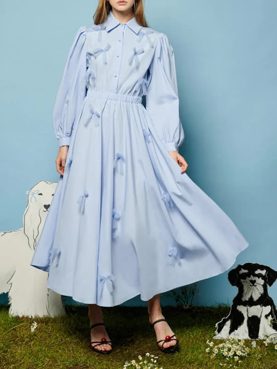 Bow Midi Dress