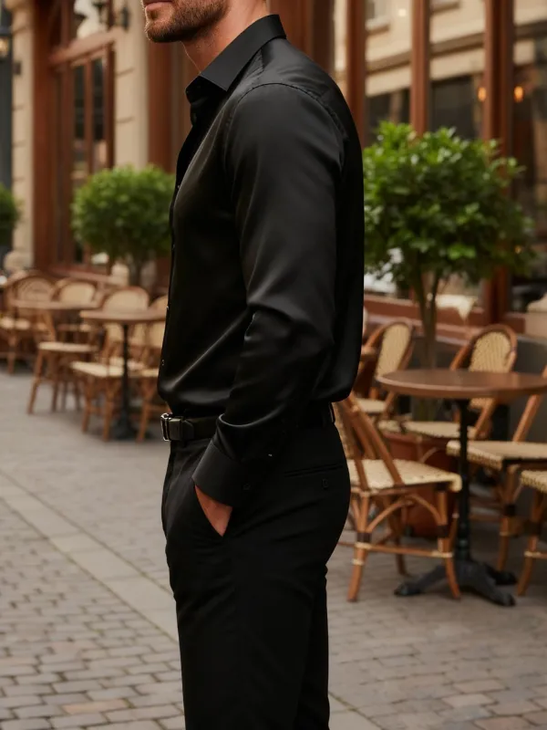 Men's Button-Front Casual Shirt