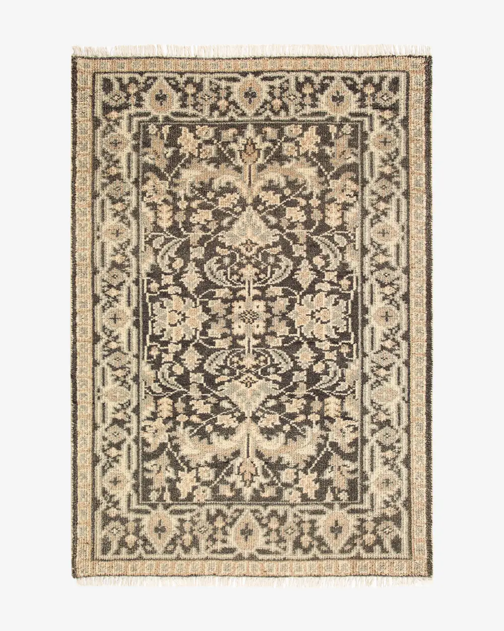 Soft-Underfoot Hand-Knotted Wool Area Rug