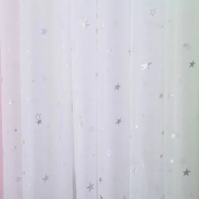 Open Star Sheer Curtain Panel