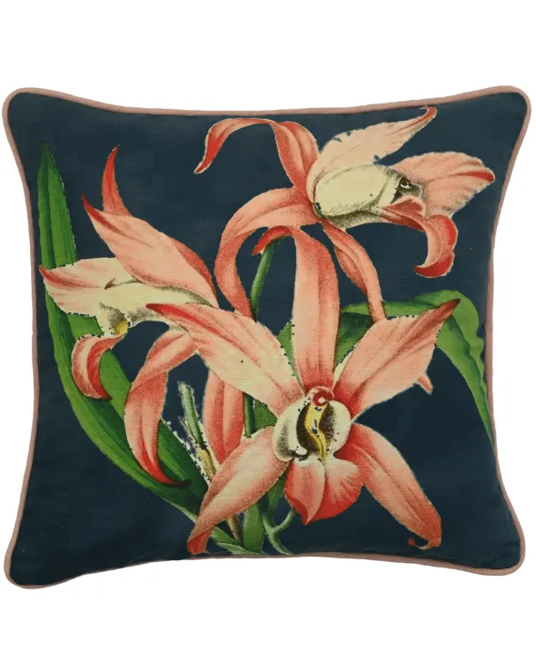 Artisan Botanical Cotton Decorative Cushion Cover