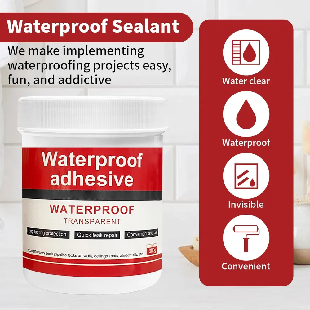 Transparent Waterproof Coating, Invisible Waterproof Agent-10.58oz
