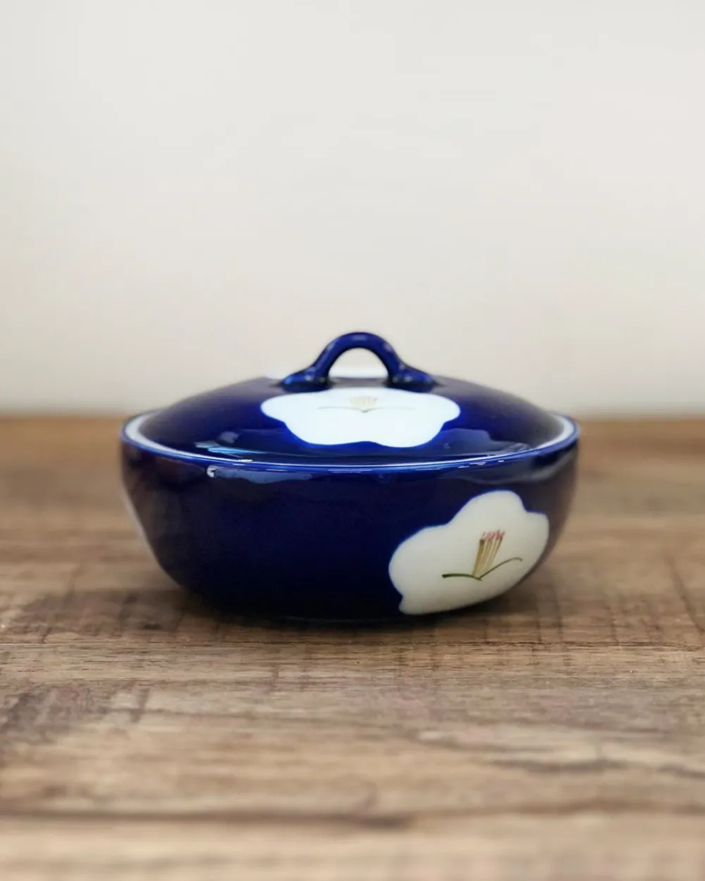 Floral Lidded Snack Bowl
