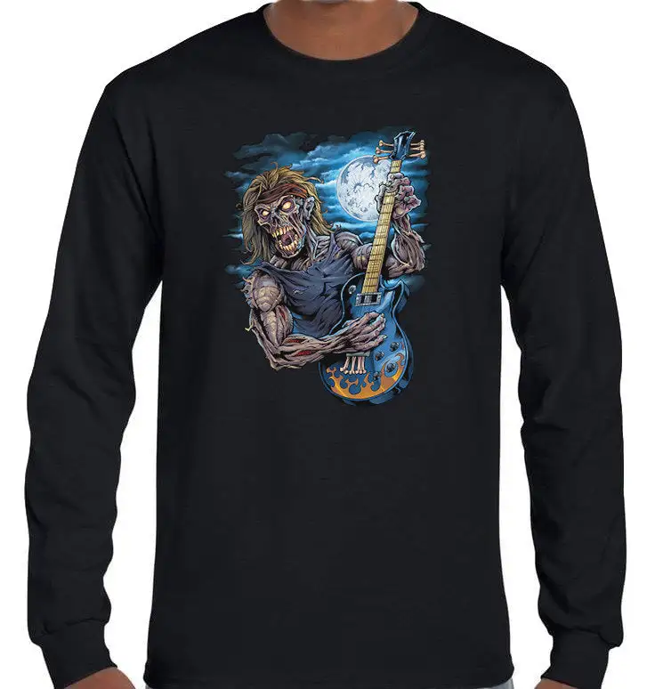 Undead Guitar Graphic Longsleeve Shirt